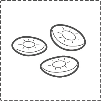 carrot slices_bw_border